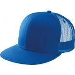 KP113-Sapca-6-panele-cozoroc-drept-TRUCKER-FLAT-PEAK-Royal-Blue