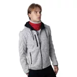 KP121 - Fular - FLEECE-LINED NECKWARMER - [Lagoon/Light Grey]