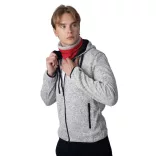 KP121 - Fular - FLEECE-LINED NECKWARMER - [Lagoon/Light Grey]