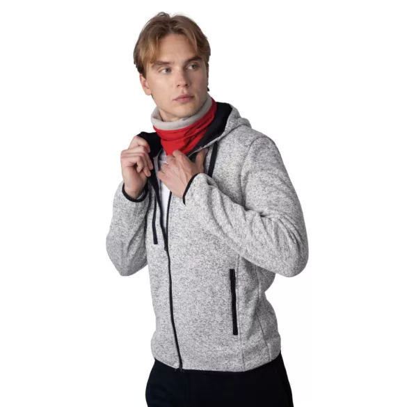 KP121 - Fular - FLEECE-LINED NECKWARMER - [Lagoon/Light Grey]