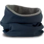 KP121 - Fular - FLEECE-LINED NECKWARMER - [Navy/Slate Grey]