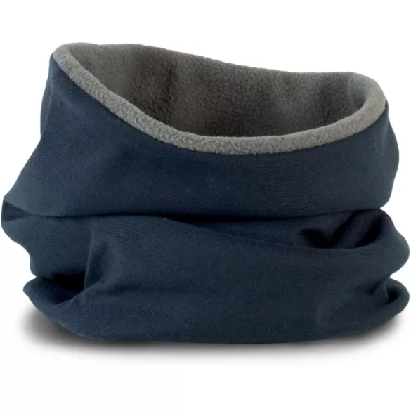 KP121 - Fular - FLEECE-LINED NECKWARMER - [Navy/Slate Grey]