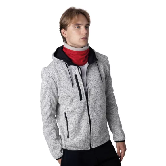 KP121 - Fular - FLEECE-LINED NECKWARMER - [Navy/Slate Grey]