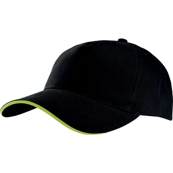 KP124-Sapca-sandwich-din-bumbac-5-panele-SANDWICH-PEAK-BlackLime