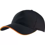 KP124-Sapca-sandwich-din-bumbac-5-panele-SANDWICH-PEAK-BlackOrange