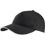 KP124-Sapca-sandwich-din-bumbac-5-panele-SANDWICH-PEAK-BlackWhite