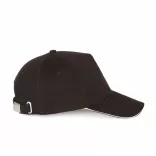 KP124-Sapca-sandwich-din-bumbac-5-panele-SANDWICH-PEAK-BlackWhite