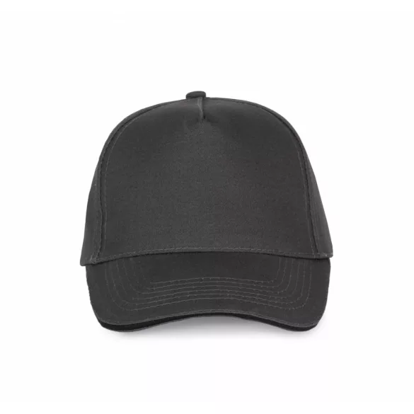 KP124-Sapca-sandwich-din-bumbac-5-panele-SANDWICH-PEAK-Dark-GreyBlack
