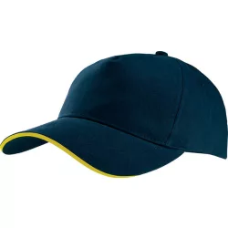 KP124-Sapca-sandwich-din-bumbac-5-panele-SANDWICH-PEAK-NavyYellow