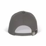 KP124-Sapca-sandwich-din-bumbac-5-panele-SANDWICH-PEAK-Slate-GreyRed