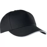 KP130-Sapca-sandwich-din-bumbac-5-panele-SANDWICH-PEAK-BlackWhite