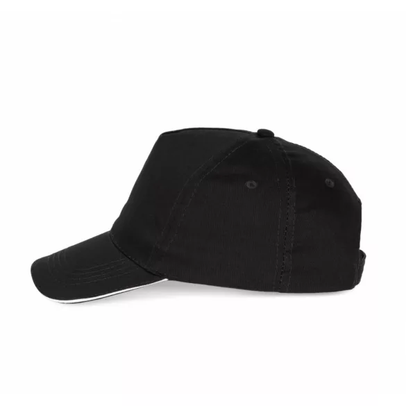 KP130-Sapca-sandwich-din-bumbac-5-panele-SANDWICH-PEAK-BlackWhite