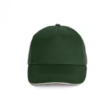 KP130-Sapca-sandwich-din-bumbac-5-panele-SANDWICH-PEAK-Forest-GreenBei