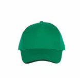 KP130-Sapca-sandwich-din-bumbac-5-panele-SANDWICH-PEAK-Kelly-GreenBlac