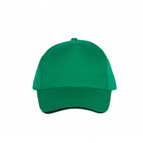 KP130-Sapca-sandwich-din-bumbac-5-panele-SANDWICH-PEAK-Kelly-GreenBlac