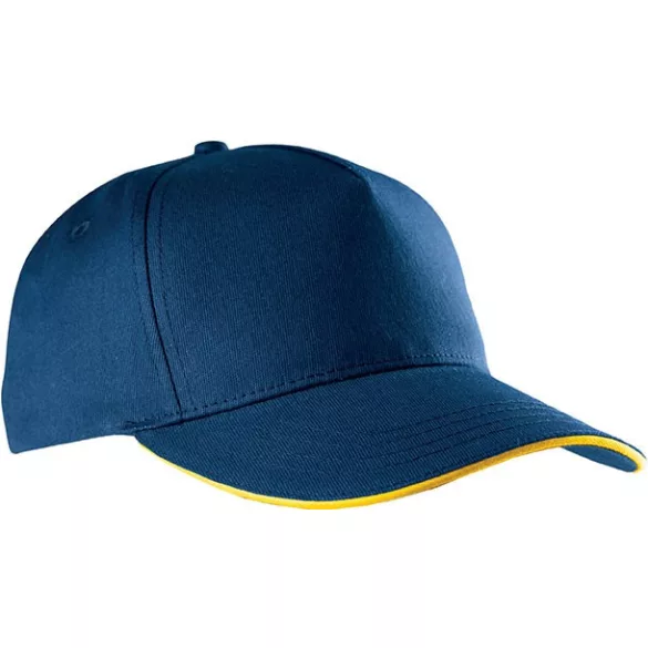 KP130-Sapca-sandwich-din-bumbac-5-panele-SANDWICH-PEAK-NavyYellow