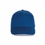 KP130-Sapca-sandwich-din-bumbac-5-panele-SANDWICH-PEAK-Royal-BlueWhite