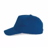 KP130-Sapca-sandwich-din-bumbac-5-panele-SANDWICH-PEAK-Royal-BlueWhite