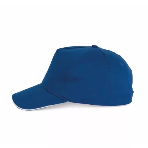 KP130-Sapca-sandwich-din-bumbac-5-panele-SANDWICH-PEAK-Royal-BlueWhite