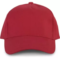KP133-Sapca-din-bumbac-5-panele-OKEOTEX-CERTIFIED-Red