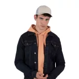 kp142 - Sapca - 6 panele - TRUCKER - [Light Navy Heather/Dark Grey]