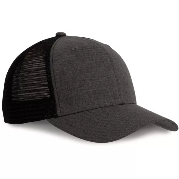 kp142 - Sapca - 6 panele - TRUCKER - [Steel Grey Heather/Black]
