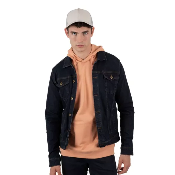 kp142 - Sapca - 6 panele - TRUCKER - [Silver Heather/Dark Grey]