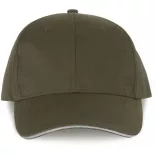 KP145-Sapca-6-panele-SANDWITCH-PEAK-KhakiLight-Grey