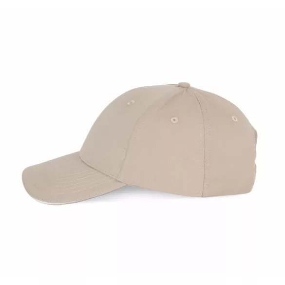 KP153-Sapca-din-bumbac-6-panele-SANDWICH-PEAK-BeigeWhite