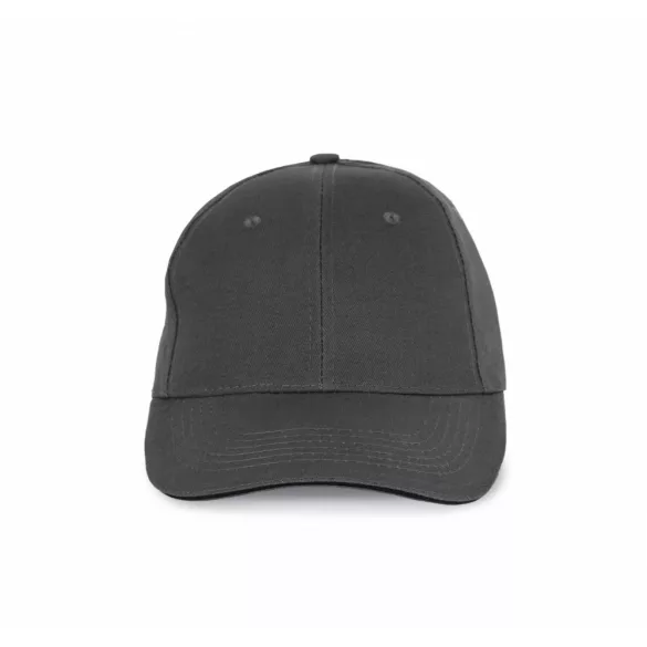 KP153-Sapca-din-bumbac-6-panele-SANDWICH-PEAK-Dark-GreyBlack