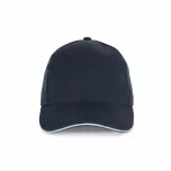 KP153-Sapca-din-bumbac-6-panele-SANDWICH-PEAK-NavySky-Blue