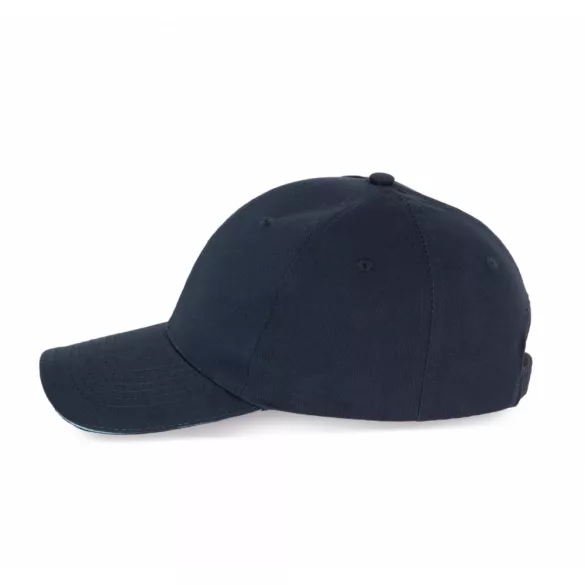 KP153-Sapca-din-bumbac-6-panele-SANDWICH-PEAK-NavySky-Blue