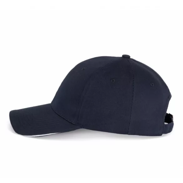 KP153-Sapca-din-bumbac-6-panele-SANDWICH-PEAK-NavyWhite