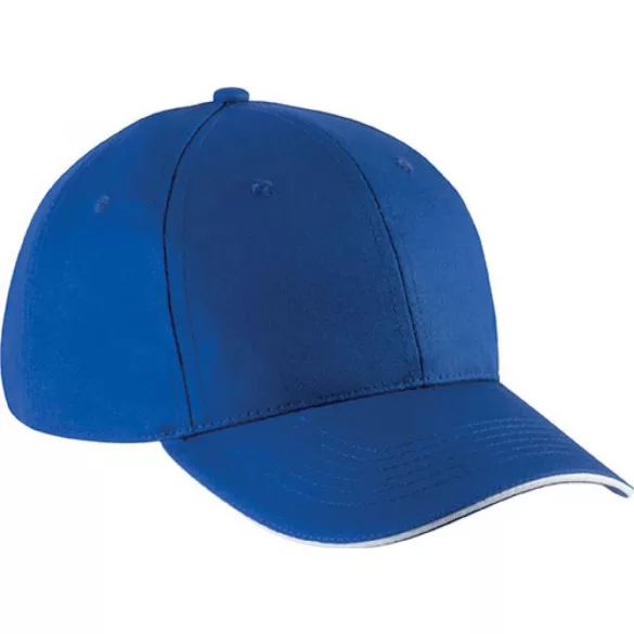 KP153-Sapca-din-bumbac-6-panele-SANDWICH-PEAK-Royal-BlueWhite