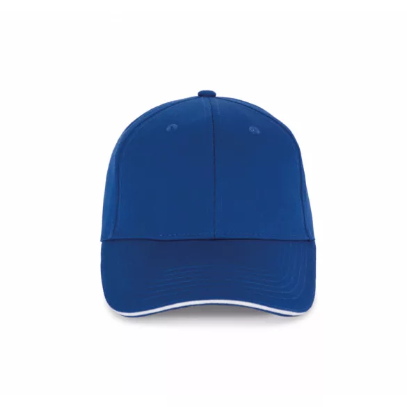 KP153-Sapca-din-bumbac-6-panele-SANDWICH-PEAK-Royal-BlueWhite