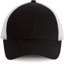 kp158 - Sapca - 6 panele - TRUCKER - [Black/White]