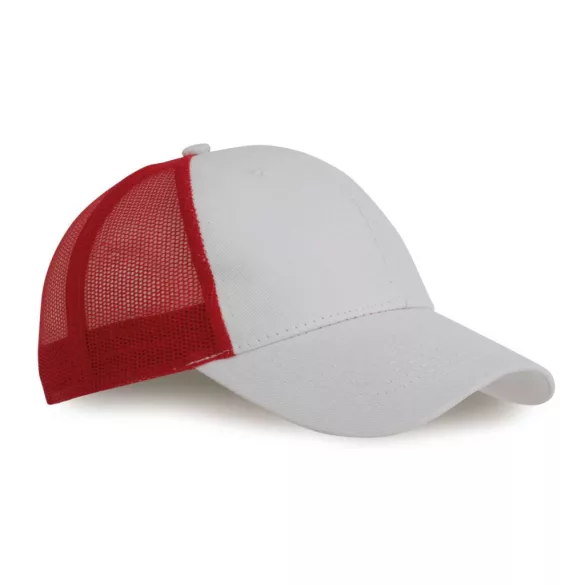 kp158 - Sapca - 6 panele - TRUCKER - [White/Black]