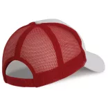kp158 - Sapca - 6 panele - TRUCKER - [White/Red]