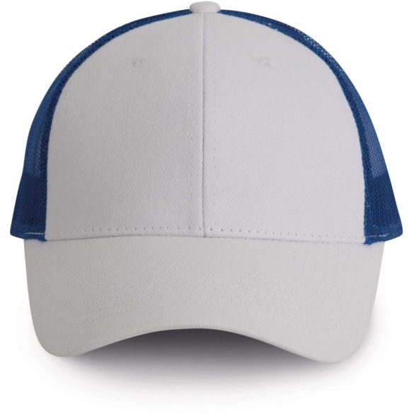 kp158 - Sapca - 6 panele - TRUCKER - [White/Royal Blue]