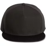 kp159 - Sapca - 5 panele - SNAPBACK - [Dark Grey/Black]