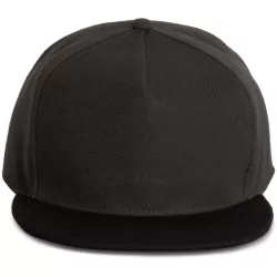 kp159 - Sapca - 5 panele - SNAPBACK - [Dark Grey/Black]