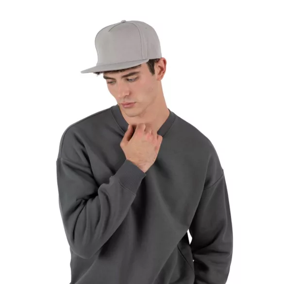 kp159 - Sapca - 5 panele - SNAPBACK - [Dark Grey/Black]