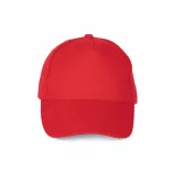 KP162-Sapca-din-bumbac-5-panele-HEAVY-COTTON-Red
