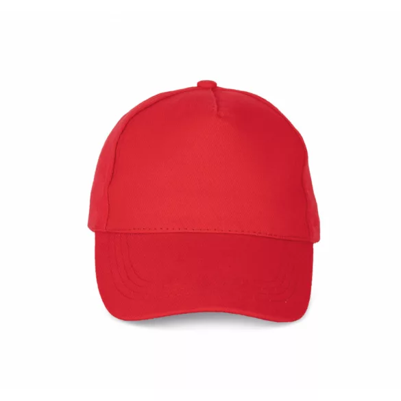 KP162-Sapca-din-bumbac-5-panele-HEAVY-COTTON-Red