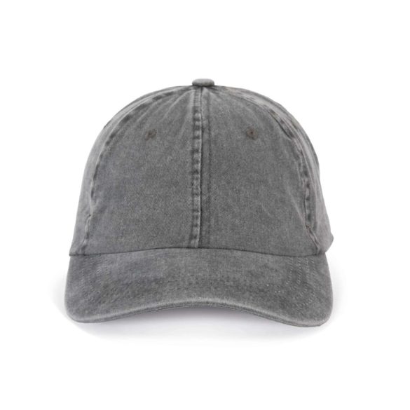 KP165 - Sapca din bumbac - 6 panele - VINTAGE - [Storm Grey Washed]