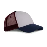 kp170 - Sapca - 5 panele - TRUCKER - [Indigo/Indigo/Wine]