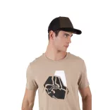 kp170 - Sapca - 5 panele - TRUCKER - [White/Indigo/Wine]