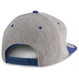 KP910-Sapca-6-panele-cozoroc-drept-CAP-FLAT-PEAK-Dark-GreyBlack