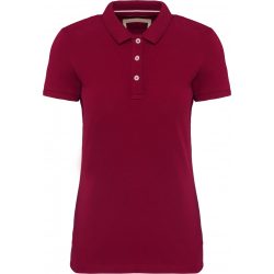 kv2207-Tricou-polo-adult-dama-KARIBAN-VINTAGE-Vintage-Dark-Red