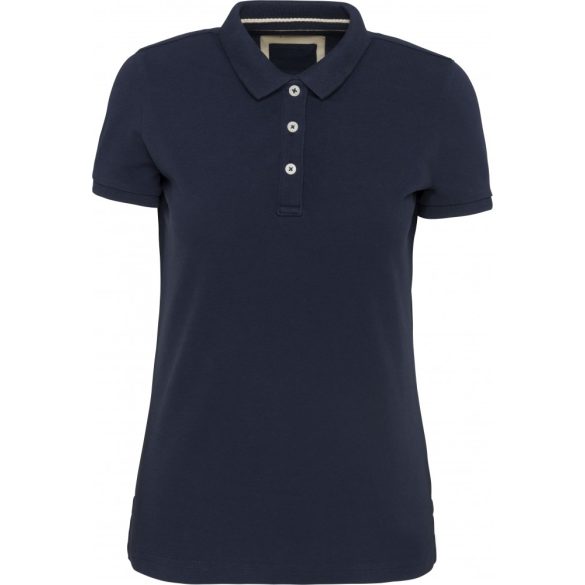 kv2207-Tricou-polo-adult-dama-KARIBAN-VINTAGE-Vintage-Navy
